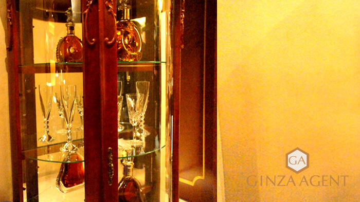 銀座高級クラブ・ブルーノ CLUB Bruno・J系列(元プルミエール)高級酒ケース