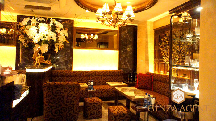 銀座高級クラブ・ブルーノ CLUB Bruno・J系列(元プルミエール)ボックス席