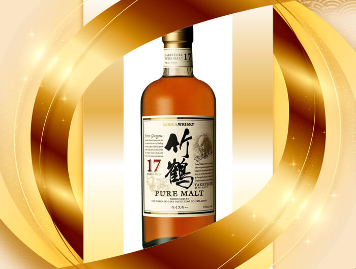 銀座の会員制高級クラブでよく飲まれているウイスキー・ニッカ竹鶴(たけつる)17年