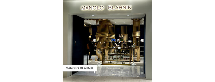 マノロブラニク銀座店・銀座シックス2階