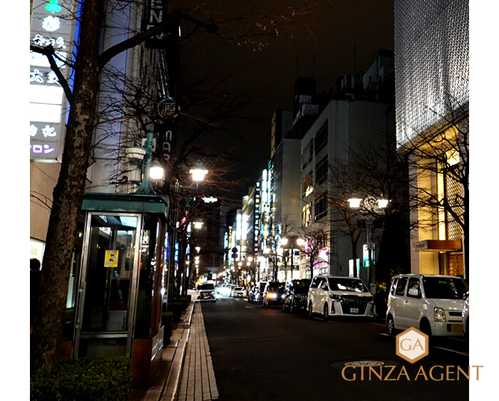 2022年1月の並木通り