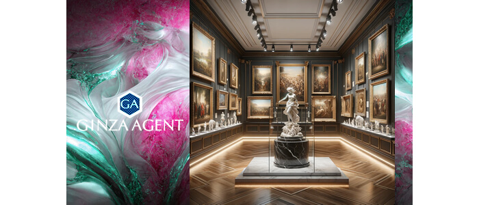 銀座の会員制高級クラブにご来店されている富裕層の趣味の1つ 希少価値の高いアートの収集、骨董品の収集