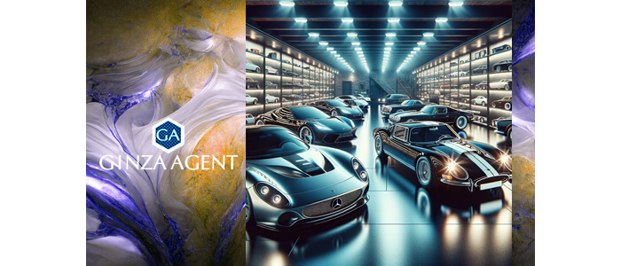 銀座の会員制高級クラブにご来店されている富裕層の趣味の1つ 高級車のコレクション