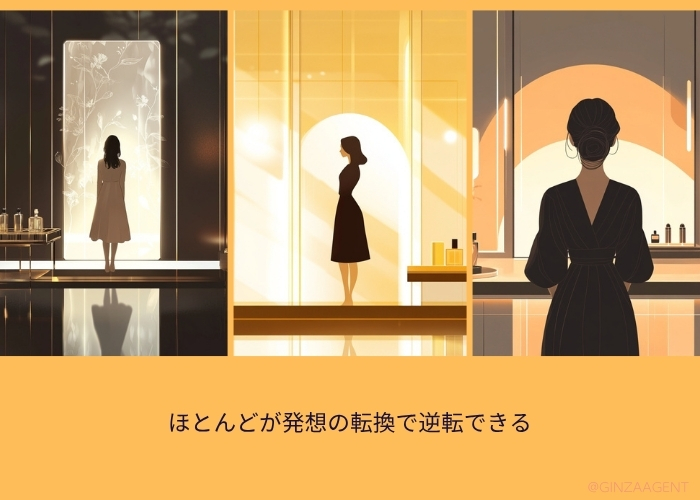 ほとんどが発想の転換で逆転できる