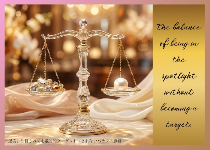 過度に注目されても敵対的ターゲットにされないバランス感覚