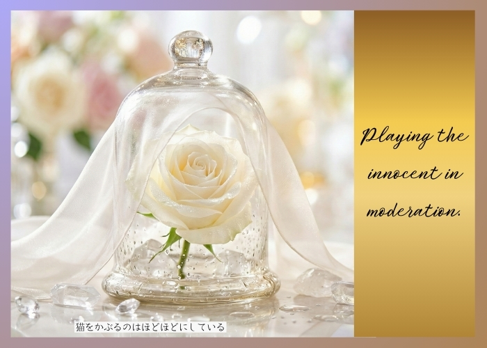 猫をかぶるのはほどほどにしている