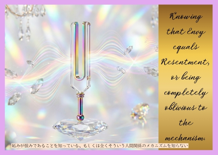 妬みが恨みであることを知っている、もしくは全くそういう人間関係のメカニズムを知らない