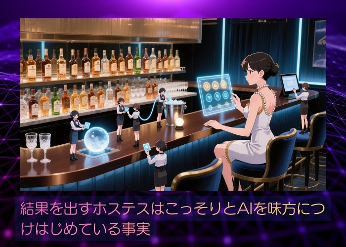 結果を出すホステスはこっそりとAIを味方につけはじめている事実