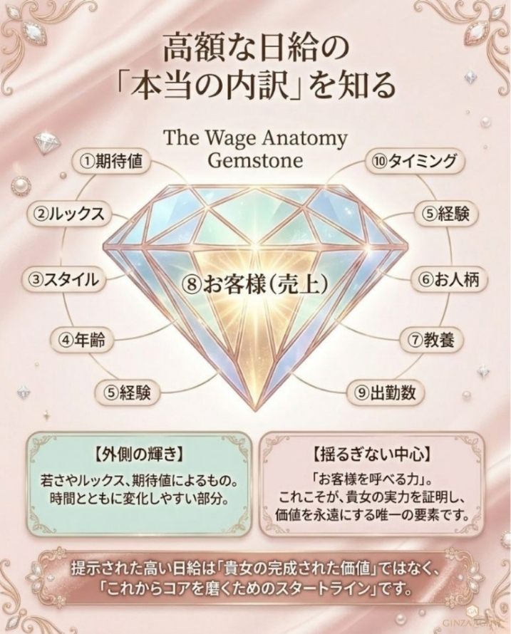 もちろん、高額な日給を提示されることが自分の価値だと思っている女性が多いのも確かですが、