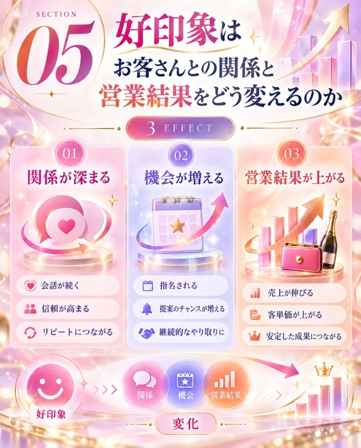 好印象はお客さんとの関係と営業結果をどう変えるのか