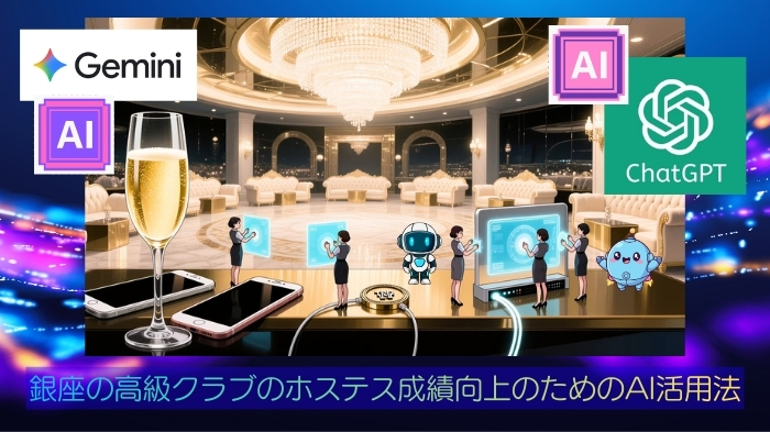 銀座の高級クラブのホステス成績向上のためのAI活用法